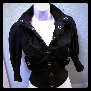 Miley Max Azria Snap Front Jacket